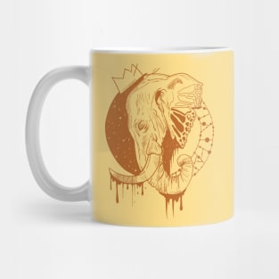 Terracotta Royal Elephant Mug